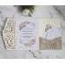 Square Business Invitation Card Laser Holiday Greeting Card Rose Card